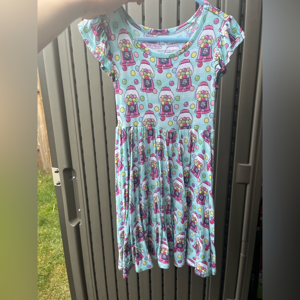 Posh Peanut Bubblegum Print Bamboo Dress